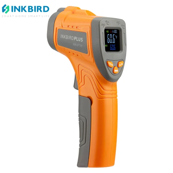 Inkbird الليزر الأشعة تحت الحمراء ميزان الحرارة INK-IFT01 عدم الاتصال لحظة قراءة درجة الحرارة الرقمية للكشف الصناعي تحسين المنزل