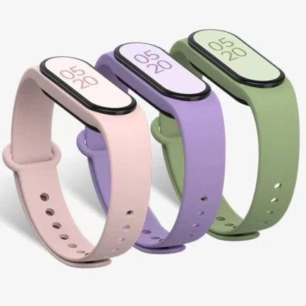 حزام سيليكون لشاومي Mi Band 7 سوار المعصم Miband 5 6 NFC الرياضة استبدال نبض كوريا mi الفرقة 7 6 3 4 5 الساعات