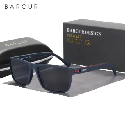 نظارات شمسية BARCUR TR90 مستقطبة خفيفة الوزن