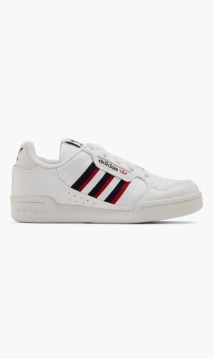 اديداس أبيض Continental 80 Stripes Sneakers for للأولاد