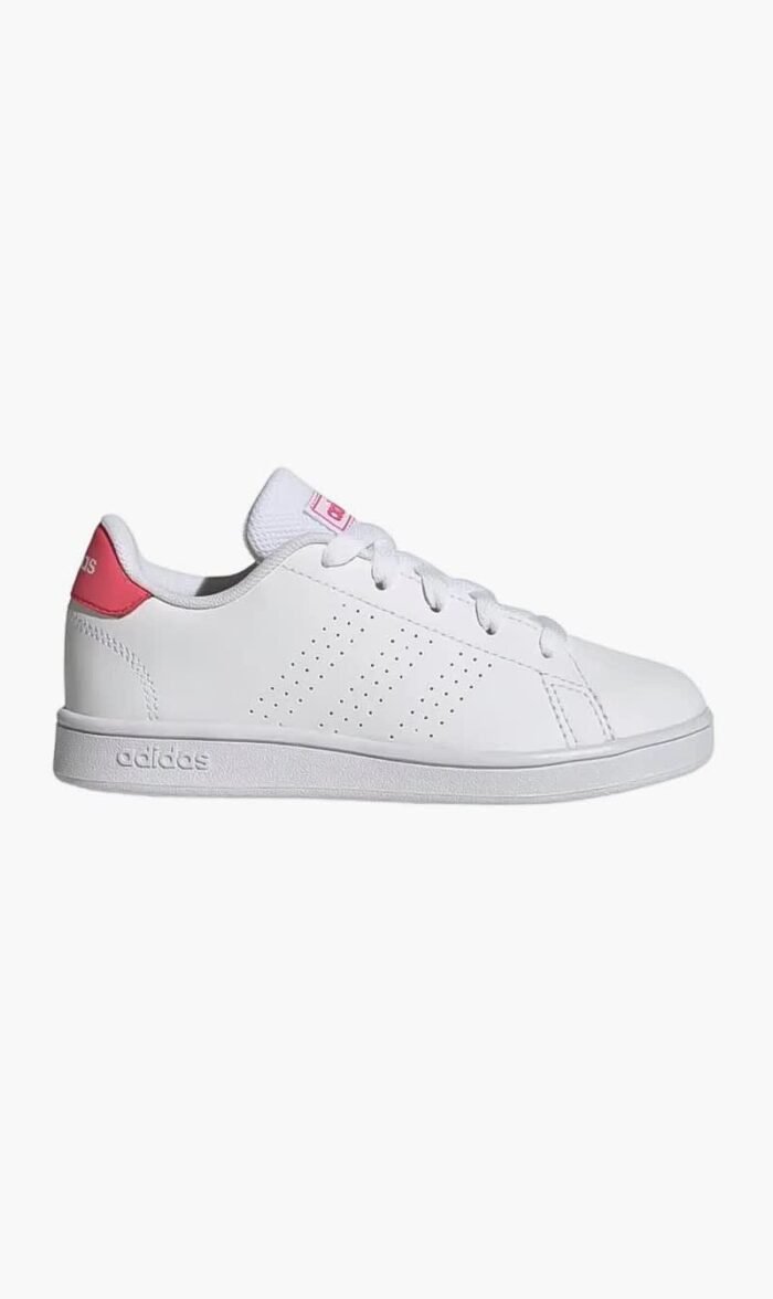 اديداس أبيض Advantage Lifestyle Court Lace Shoes for للبنات