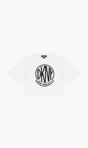 دكني أبيض Logo T-shirt for للبنات