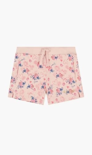 جس وردي Floral Printed Shorts for للبنات