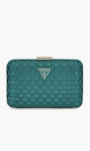 جس أخضر Twiller Woven Clutch for للنساء