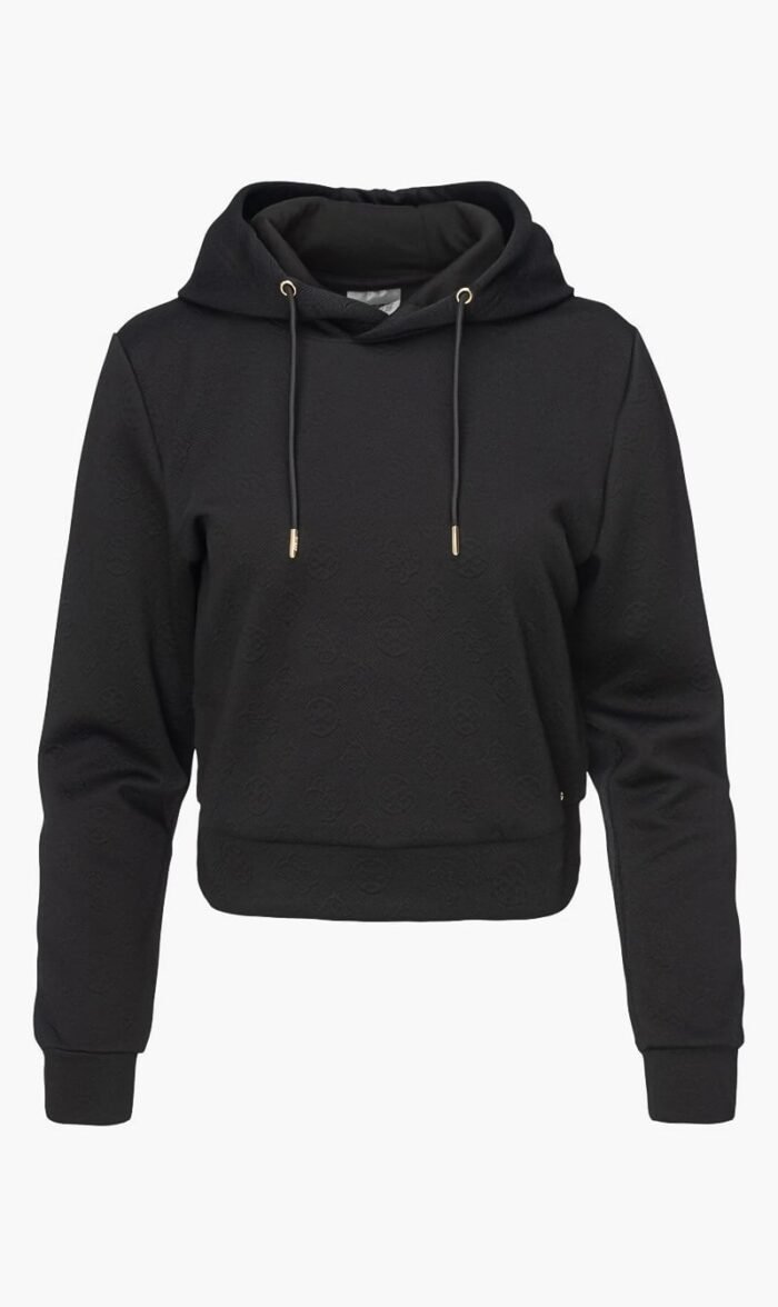 جس أسود Peony Logo Sweatshirt for للنساء