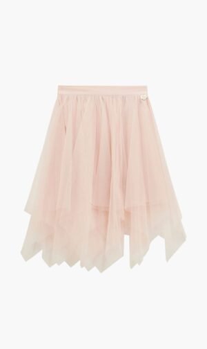 جس وردي Mesh Mini Skirt Ceremony for للبنات