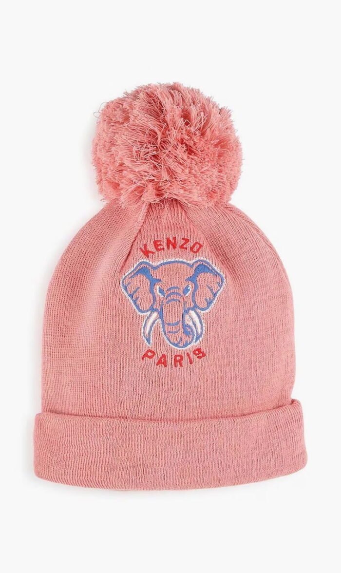 كنزو وردي Logo Pull On Cap for للبنات