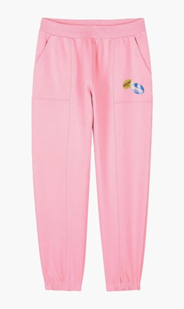 كنزو وردي Logo Print Cotton Joggers for للبنات