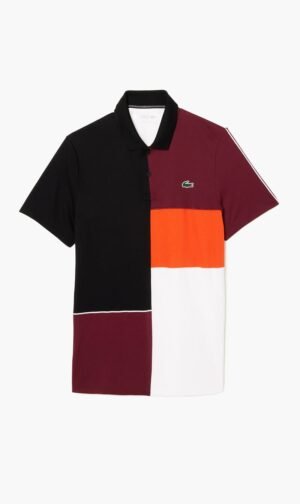 لاكوست متعدد الألوان Regular Fit Recycled Fiber Tennis Polo Shirt for للرجال