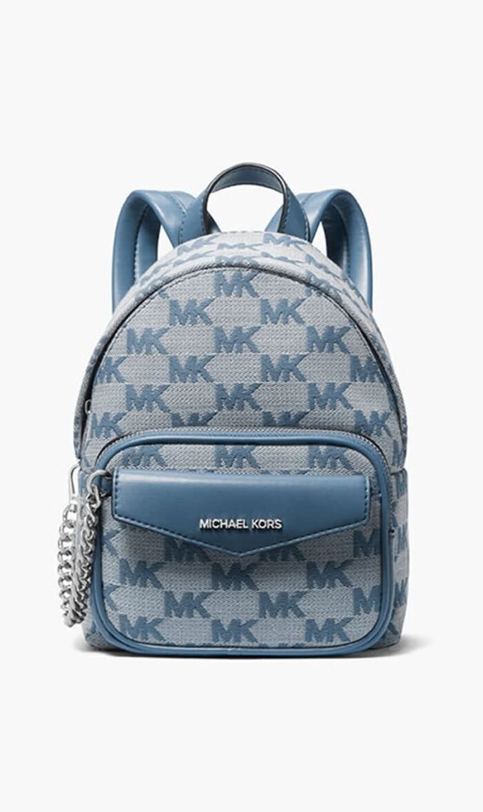 مايكل كورس أزرق Maisie Extra-small Logo Jacquard 2-in-1 Backpack for للنساء