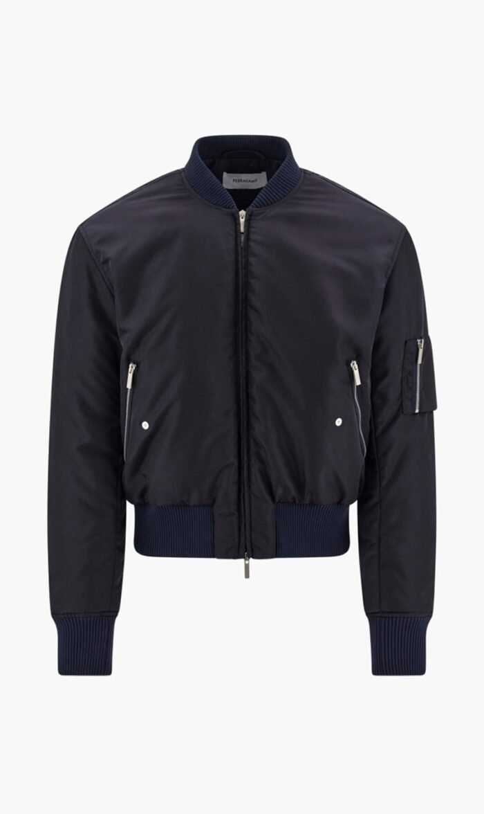 فيراغامو أسود Blouson for للرجال
