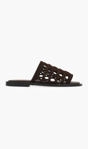 فيراغامو بني Gancini Sandals for للرجال
