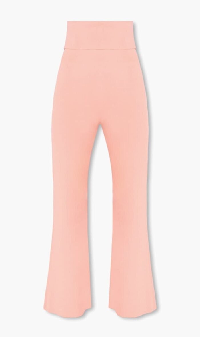 ستيلا مكارتني وردي High-rise Trousers for للنساء