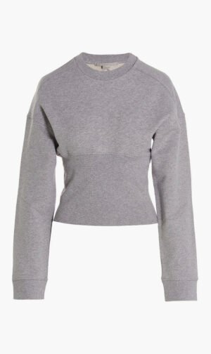 ستيلا مكارتني رمادي Waisted Sweatshirt for للنساء