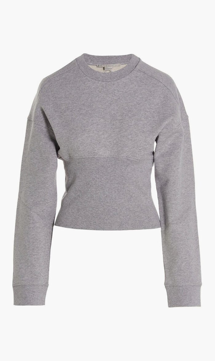 ستيلا مكارتني رمادي Waisted Sweatshirt for للنساء