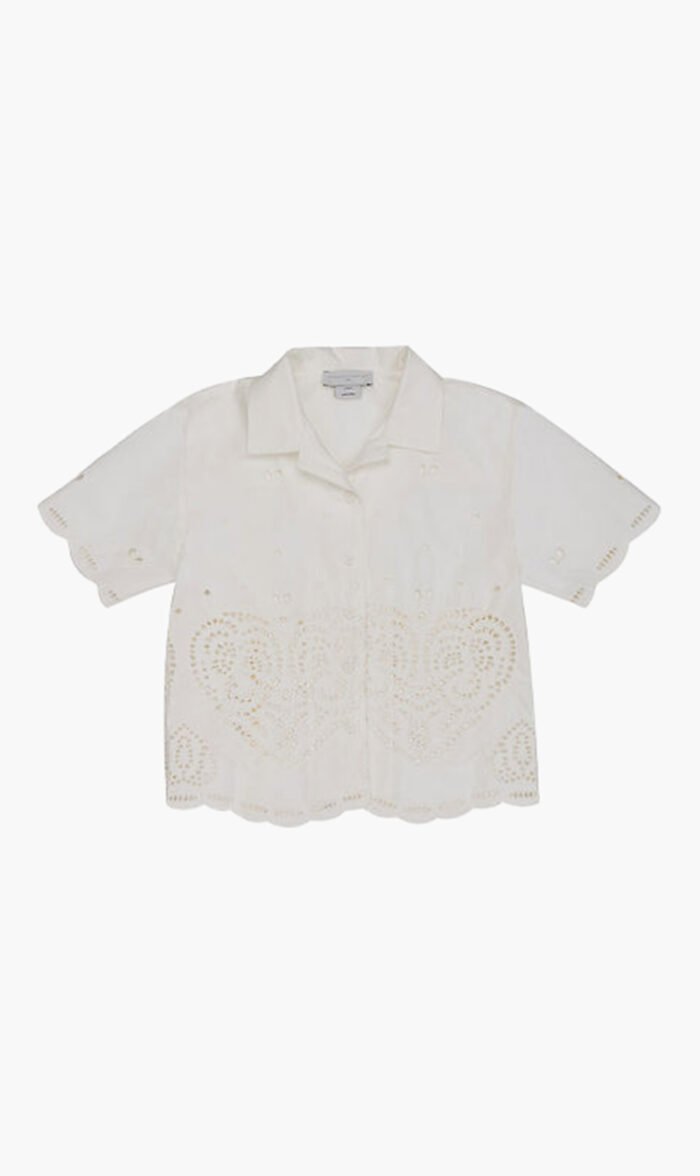ستيلا مكارتني أبيض Cute Stella Mccartney Kids Shirt for للبنات