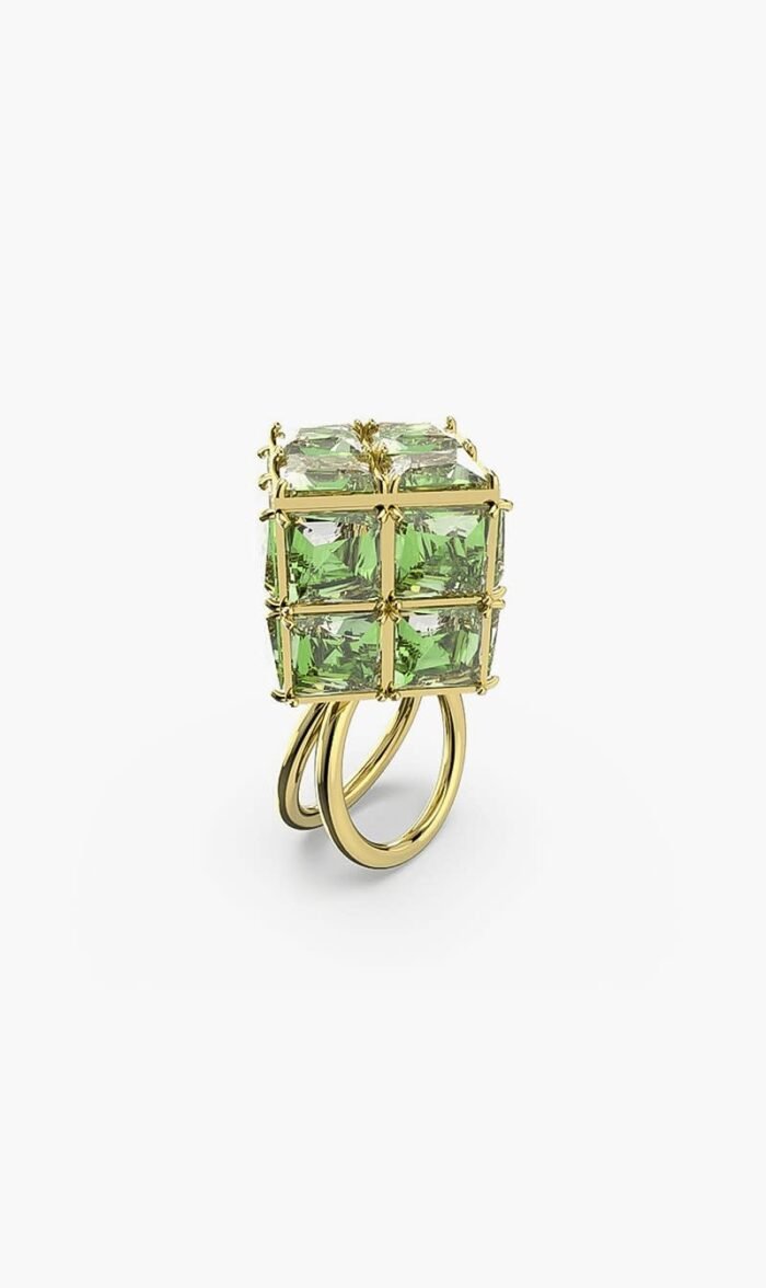 سواروفسكي أخضر Curiosa Cocktail Ring for للنساء