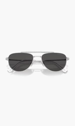 سواروفسكي أسود Pilot Sunglasses for للنساء