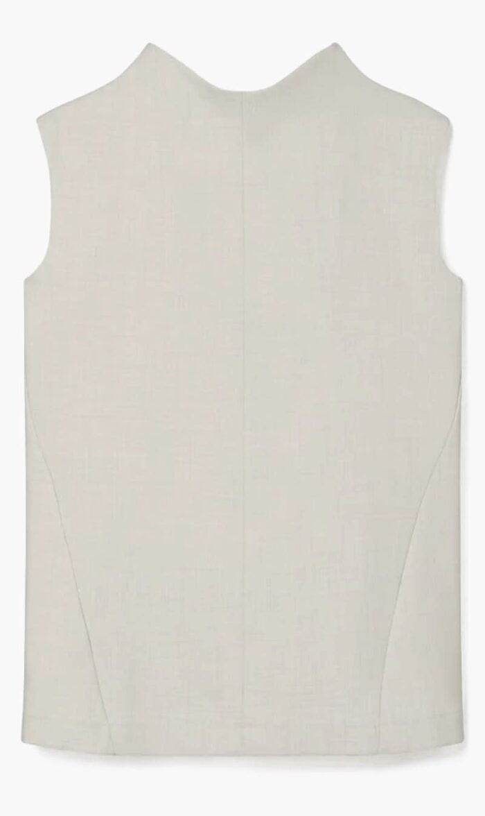 توري برتش رمادي Neck Drapey Mélange Tank for للنساء