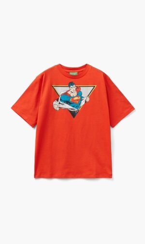 يونايتد كولورز أوف بينيتون أحمر Graphic T-shirt for للأولاد