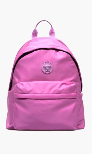 فيرساتشي أزرق Medusa Appliqued Backpack for للنساء والرجال