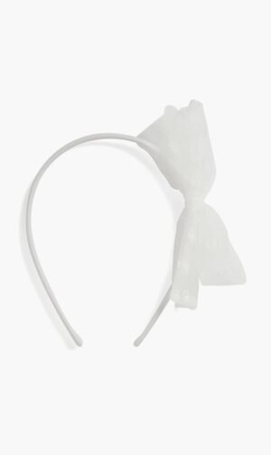 بون بوينت أبيض Party Headband for للبنات