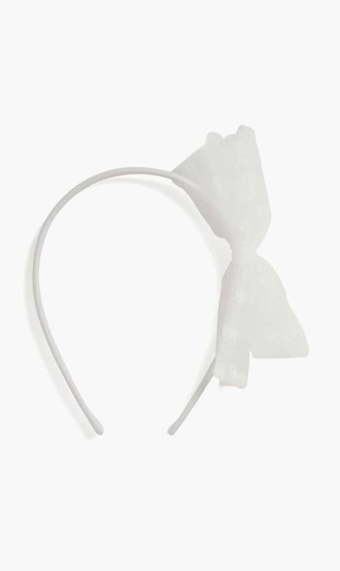 بون بوينت أبيض Party Headband for للبنات