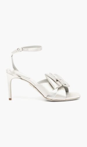 رينيه كوفيلا رمادي Lisa Silver Sandals for للنساء