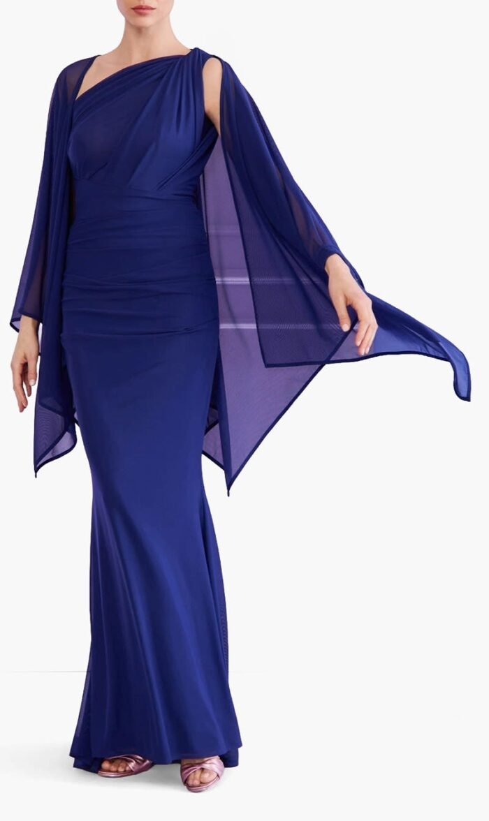 تالبوت رونهوف أزرق Poncho Stretch Stole for للنساء