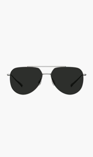 بولون فضي Pilot Sunglasses for للرجال