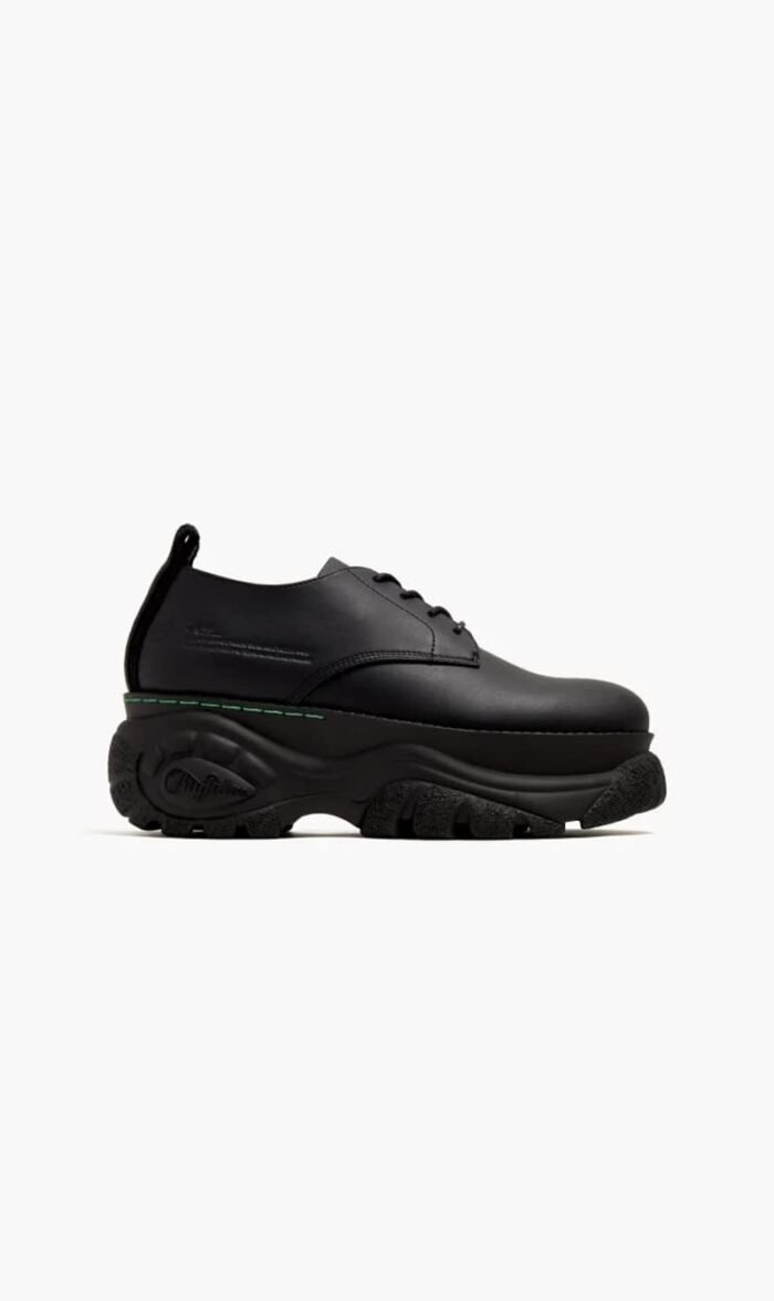 فيرون أسود X Buffalo Shift Laceup Shoes for للنساء
