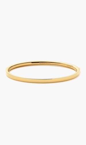 ميسوما ذهبي Classic Hinged Bangle for للنساء