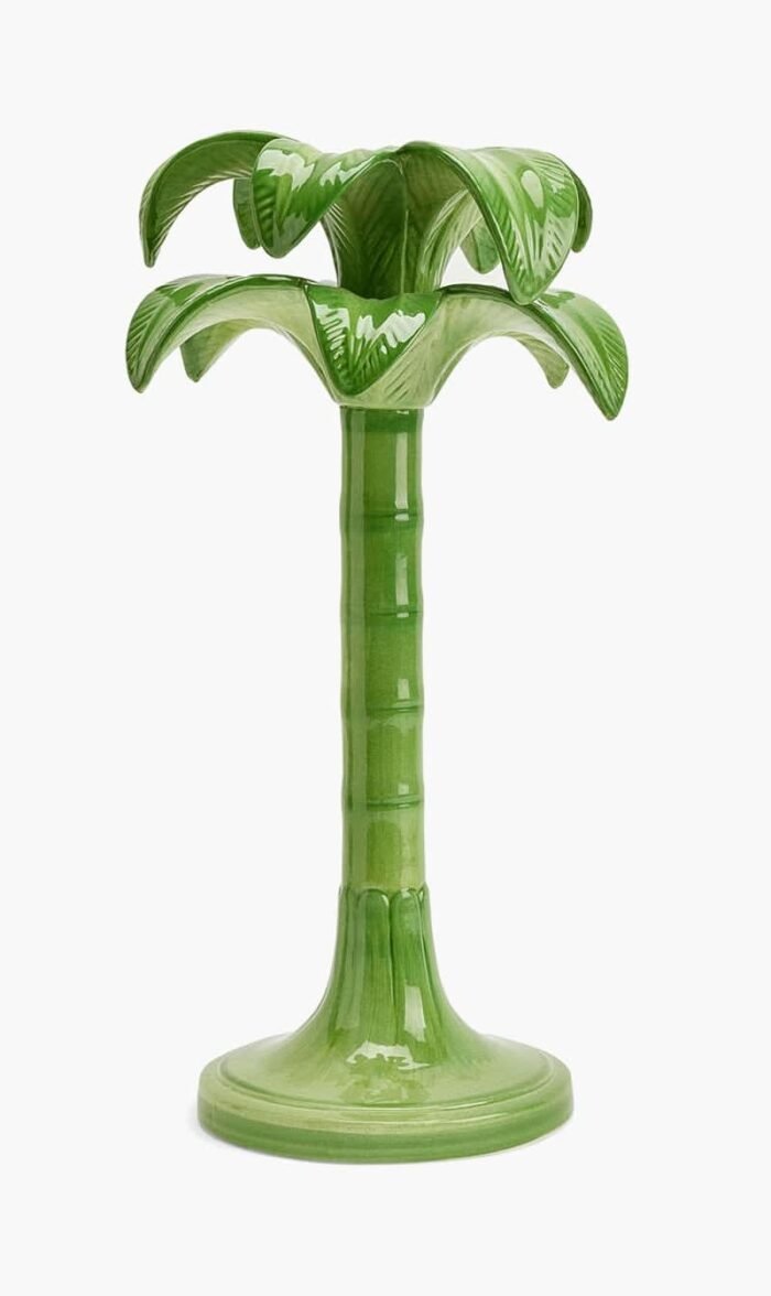 لي أوتومان Palm Trees Candle Holder for للنساء والرجال