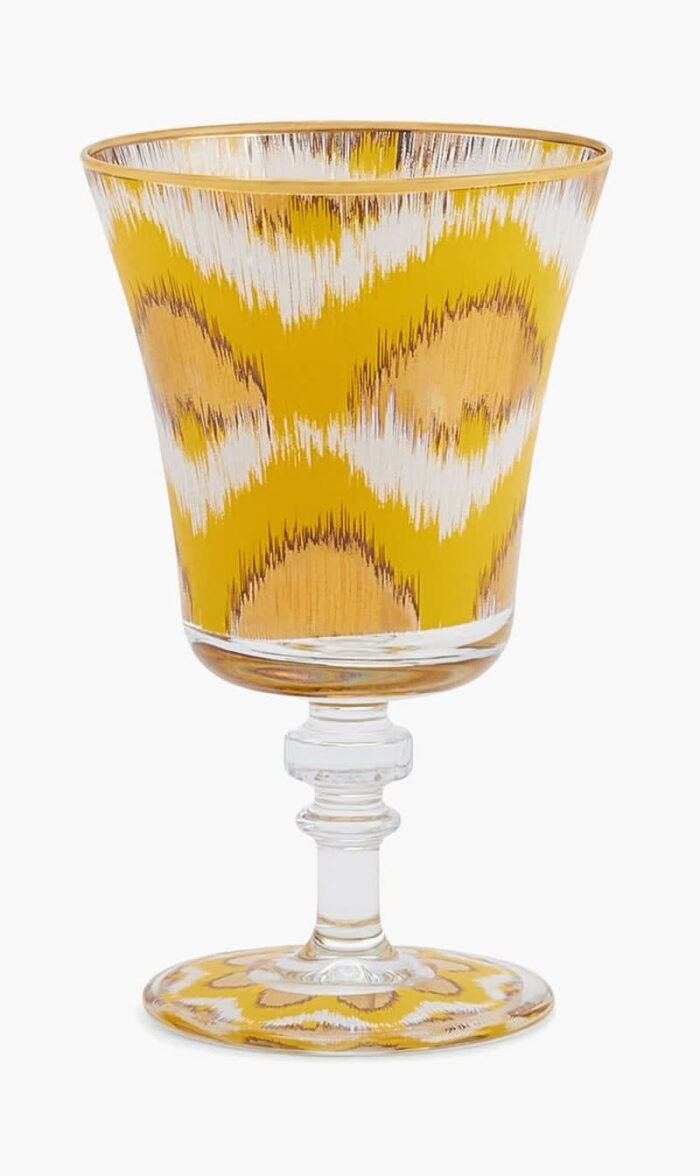لي أوتومان Ikat Drinking Glass for للنساء والرجال