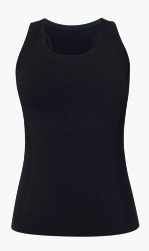 سويتي بيتي أسود Athlete Seamless Workout Tank for للنساء