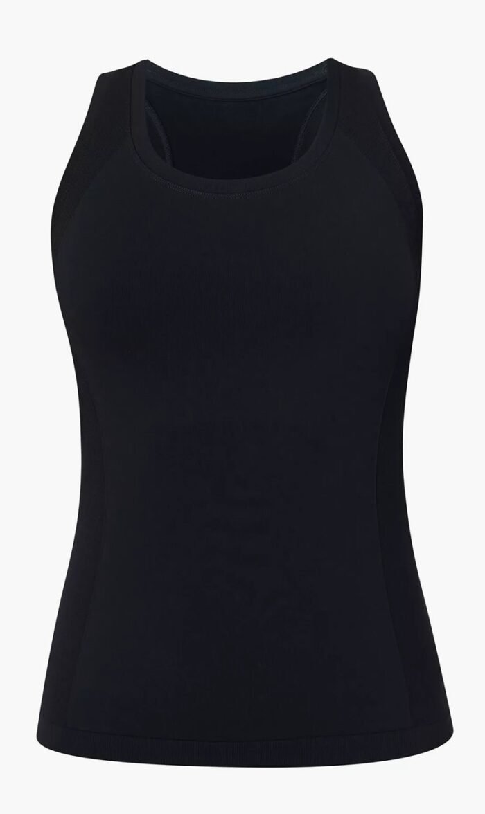 سويتي بيتي أسود Athlete Seamless Workout Tank for للنساء