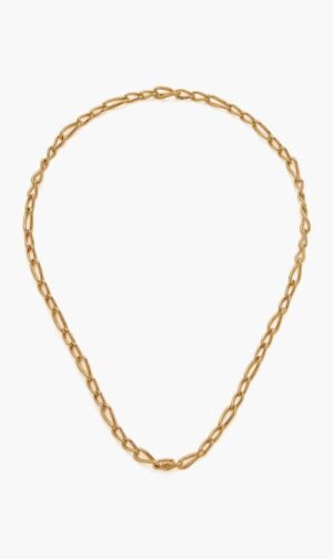 أستريد وميو ذهبي Infinite Slim Chain Necklace for للنساء