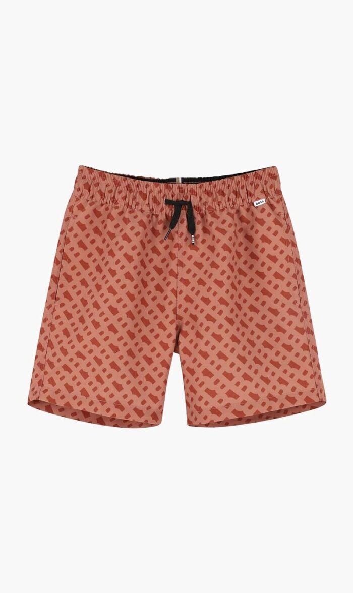 بوس بني Logo Swim Shorts for للأولاد