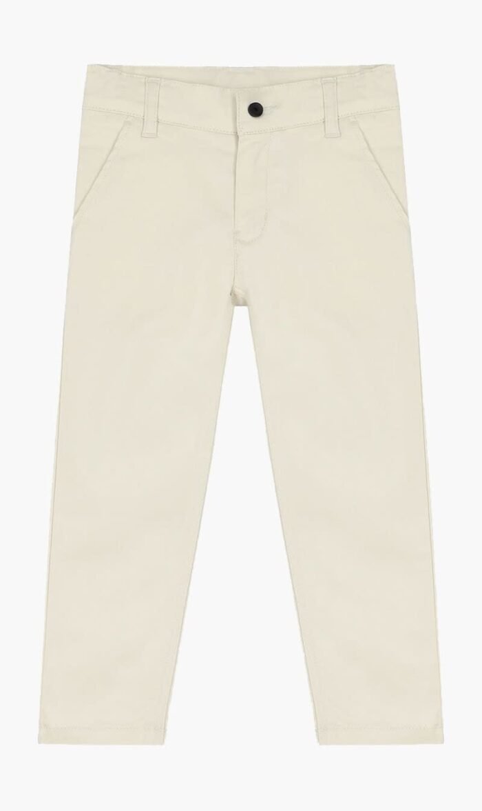 بوس أبيض Ivory Trousers for للأولاد