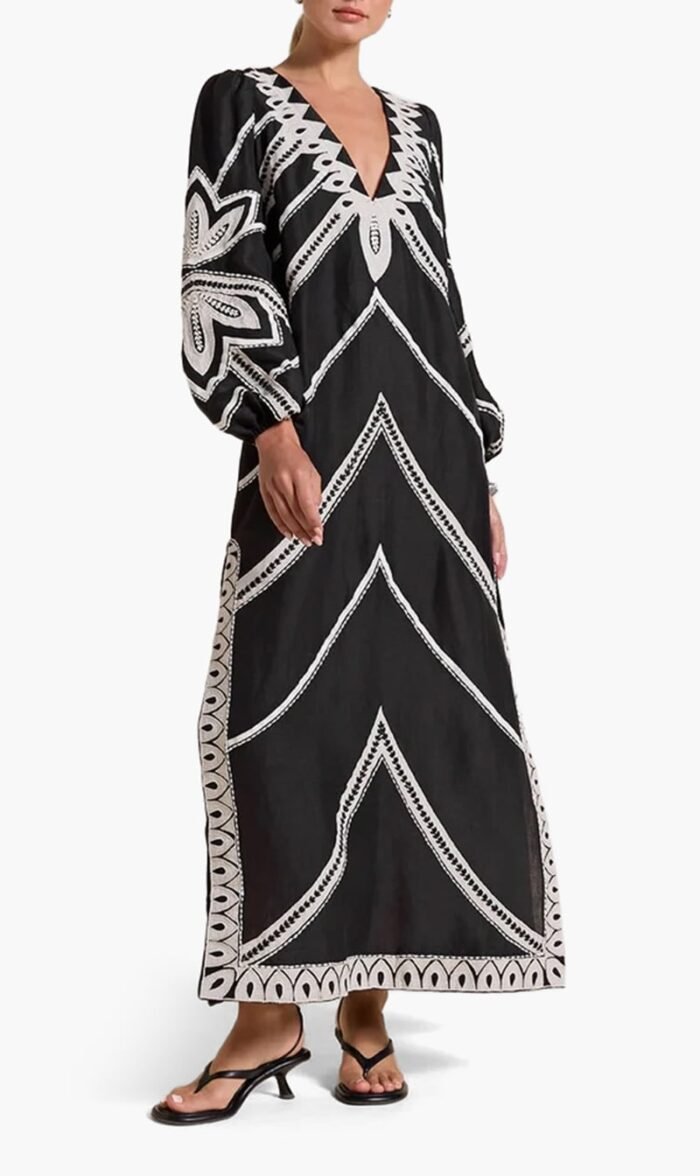 سكارلت بوبيز أسود Hillary Kaftan for للنساء