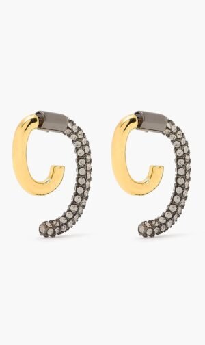 ديمارسون متعدد الألوان Luna Mini Pave Earrings for للنساء