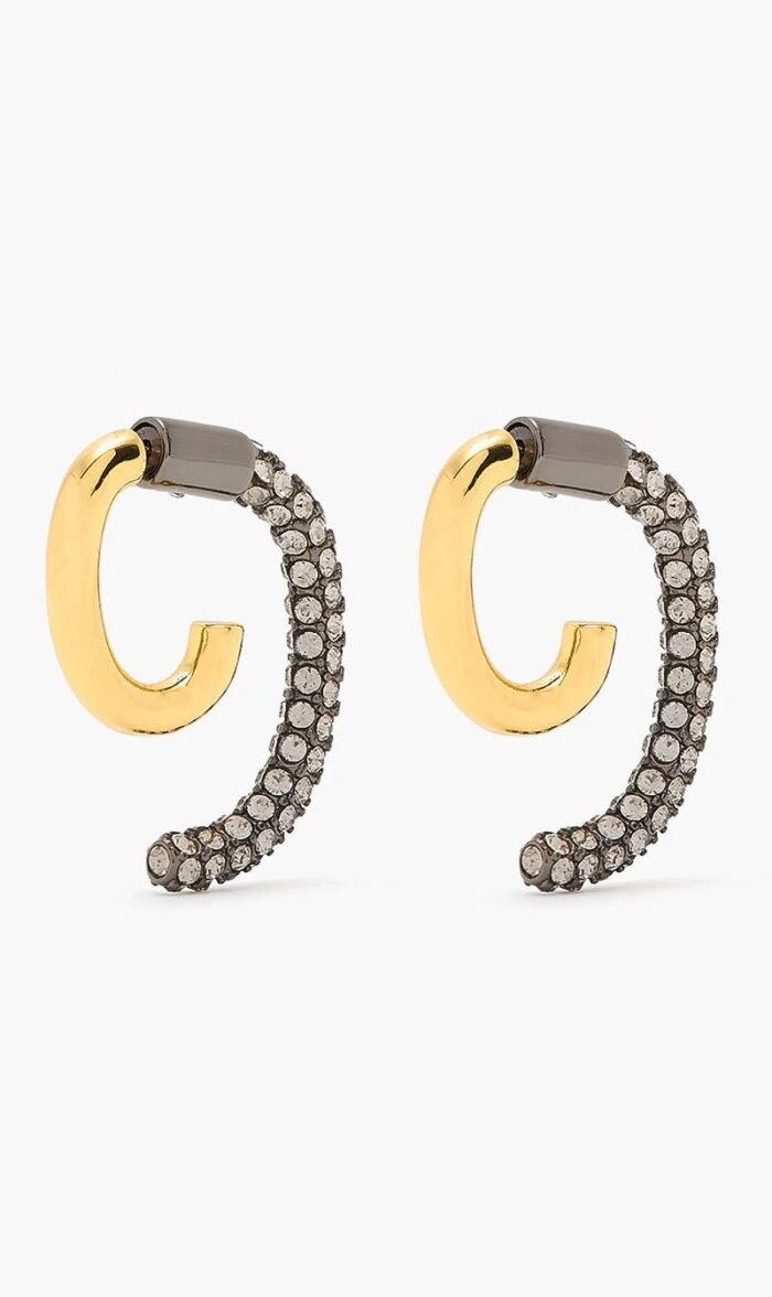 ديمارسون متعدد الألوان Luna Mini Pave Earrings for للنساء