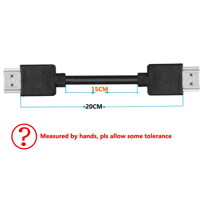 كابل HDMI 2.0 فائق القصر 4K 60Hz بطول 15 سم يدعم HDR وArc/CEC/Dolvision لأجهزة Yandex TV وApple TV Box وPC وHDTV