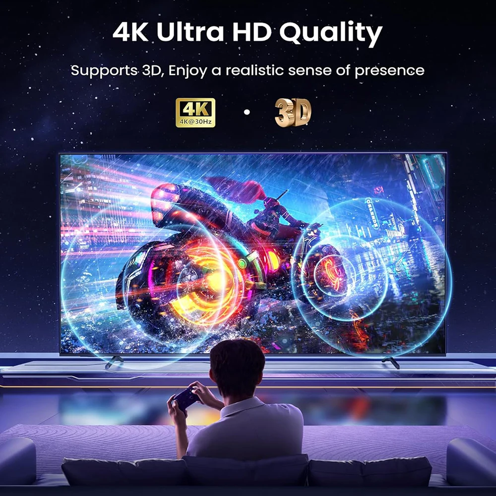 4K 2K HDMI متوافق الفاصل 1 في 4 خارج 4x1 HDTV التبديل HDMI متوافق محول HD فيديو الجلاد لأجهزة الكمبيوتر المحمول Xbox PS4 DVD PC