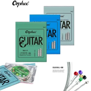 Orphee 1/5/10 قطعة سلاسل الغيتار الكهربائي مجموعة RX سلسلة سداسية الكربون الصلب 6 سلسلة لملحقات الغيتار الكهربائي وأجزاء