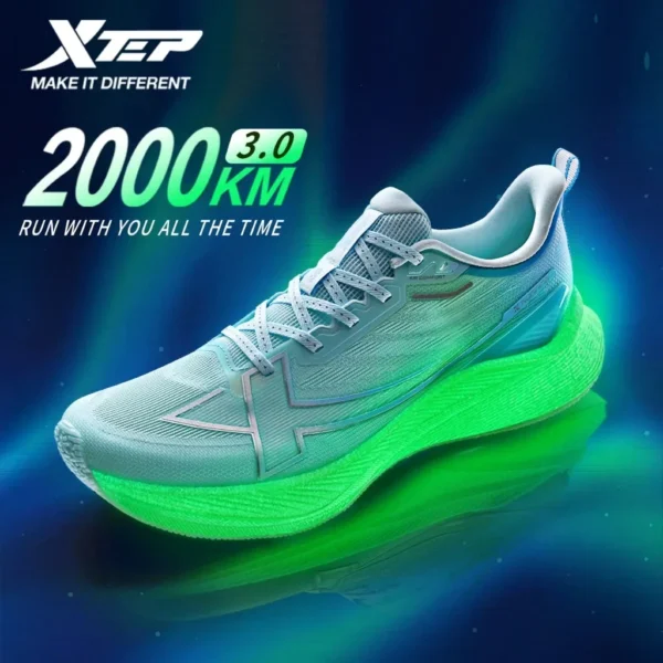 حذاء الجري Xtep للرجال 2000 كجم 3.0 2025 ربيعي خفيف الوزن مبطن ومقاوم للاهتراء للتدريب والركض 875119110032