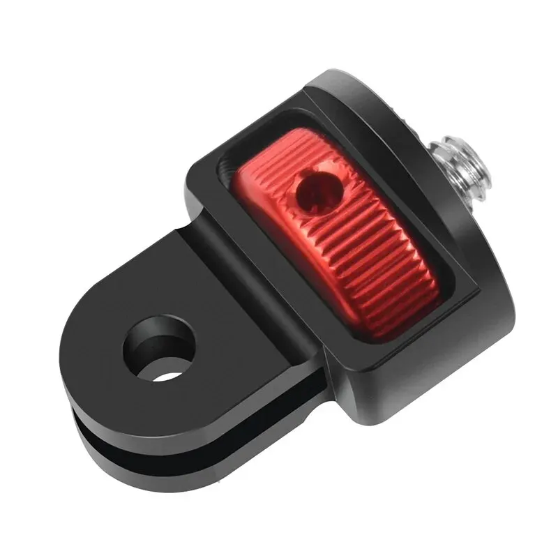 محول برغي 360 دوار 1/4 بوصة محول ثلاثي القوائم صغير لـ GoPro Hero 11 10 8 لـ Insta360 One X2 X3 R كاميرا الحركة Monopod Mount