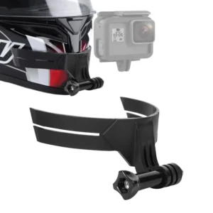 حامل ذقن لخوذة الدراجات النارية مع لاصق لكاميرات DJI OSMO Action 6/5Pro/4/3 و GoPro 13 12 11 10، ملحق معدات ركوب الدراجات