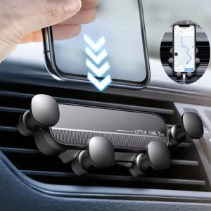 حامل هاتف السيارة العالمي الجاذبية تنفيس الهواء جبل دعم الهاتف المحمول آيفون 13/12 Xiaomi - حامل GPS للسيارات