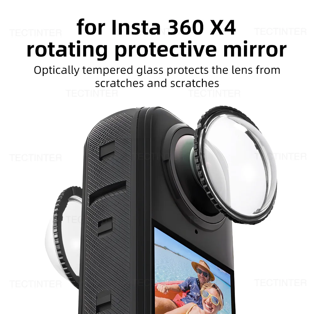 ل Insta360 X4 عدسة الحرس + واقي للشاشة الزجاج المقسى المضادة للخدش طبقة رقيقة واقية ل Insta 360X5/X4 ملحقات الكاميرا
